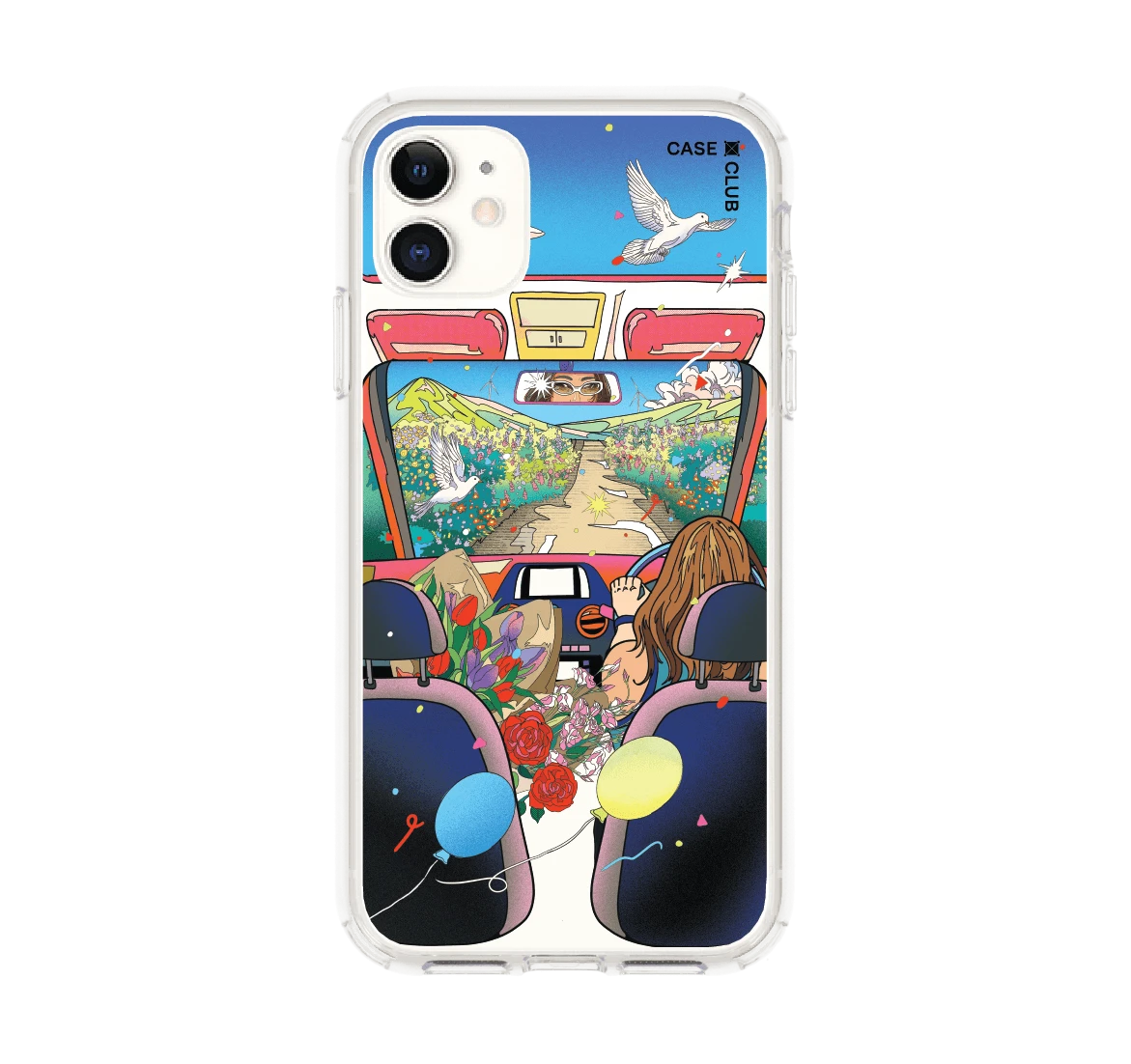 iphone 11 clear case car signature by bomfha